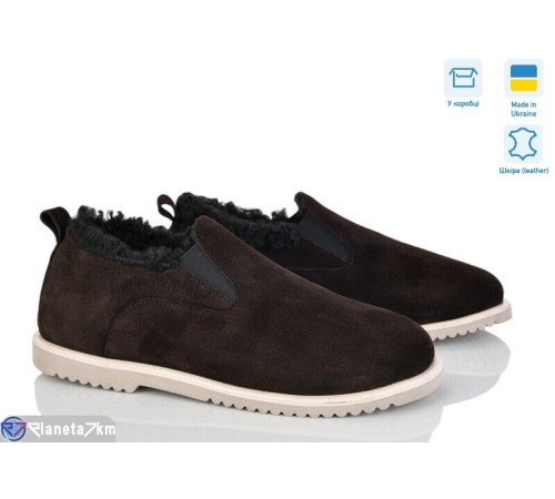 Туфлі жіночі на зиму (6 пар р.36-40) коричневий  "Linda"