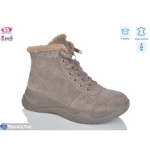 Черевики жіночі на весну/осінь (8 пар р.36-41) сірий  "Gukkcr"