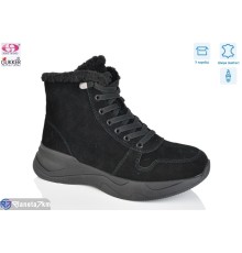 Черевики жіночі на весну/осінь (8 пар р.36-41) чорний  "Gukkcr"