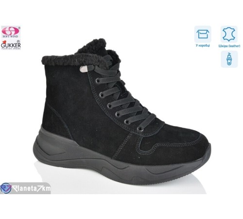 Черевики жіночі на весну/осінь (8 пар р.36-41) чорний  "Gukkcr"
