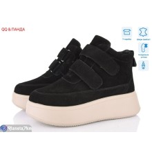 Черевики жіночі на зиму (8 пар р.36-41) чорний  "QQ&Панда"