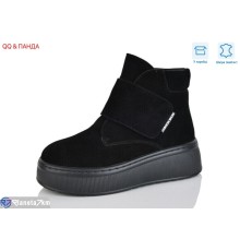 Черевики жіночі на зиму (8 пар р.36-41) чорний  "QQ&Панда"