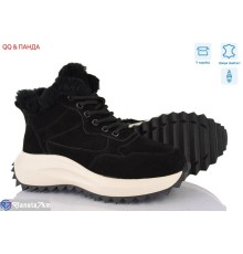 Черевики жіночі на зиму (8 пар р.36-41) чорний  "QQ&Панда"