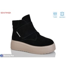 Черевики жіночі на зиму (8 пар р.36-41) чорний  "QQ&Панда"