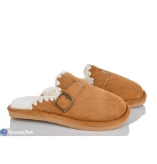 Тапки жіночі на зиму (12 пар р.36-41) camel  "Fudian" Тапки жіночі на зиму (12 пар р.36-41) camel  "Fudian"