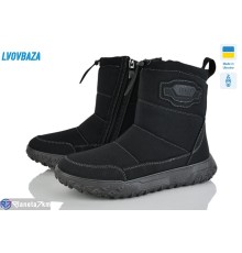 Дутики чоловічі на зиму (6 пар р.41-45) чорний  "LEOBAZA"