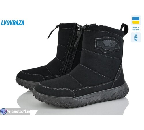 Дутики чоловічі на зиму (6 пар р.41-45) чорний  "LEOBAZA" Дутики чоловічі на зиму (6 пар р.41-45) чорний  "LEOBAZA"