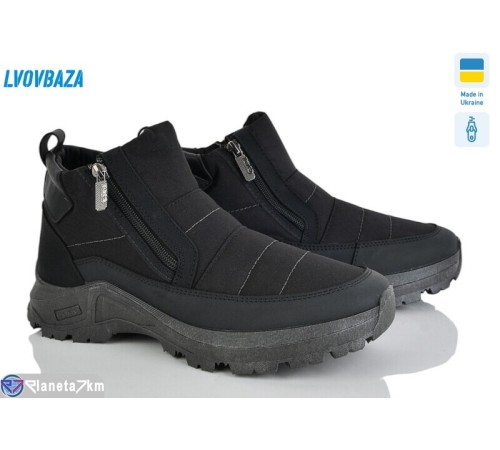 Дутики чоловічі на зиму (6 пар р.41-45) чорний  "LEOBAZA" Дутики чоловічі на зиму (6 пар р.41-45) чорний  "LEOBAZA"