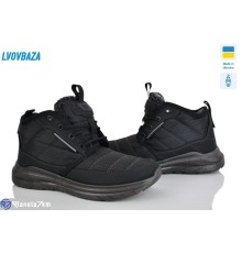 Дутики чоловічі на зиму (6 пар р.41-45) чорний  "LEOBAZA"