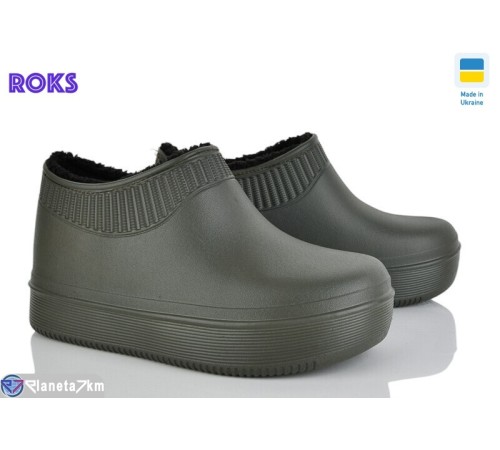 Калоші чоловічі на зиму (8 пар р.40-45) зелений  "Roks"