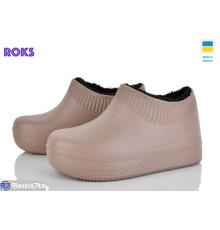Калоші жіночі на зиму (8 пар р.37-40) коричневий  "Roks"