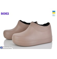 Калоші жіночі на зиму (8 пар р.37-40) коричневий  "Roks"