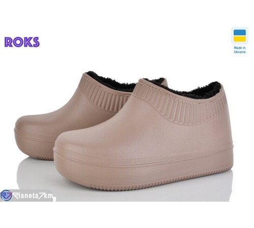 Калоші жіночі на зиму (8 пар р.37-40) коричневий  "Roks"