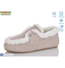 Туфлі жіночі на зиму (8 пар р.36-41) бежевий  "HENGJI-ELENA"