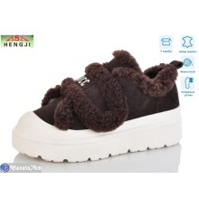 Кросівки жіночі на зиму (8 пар р.36-41) коричневий  "HENGJI-ELENA" Кросівки жіночі на зиму (8 пар р.36-41) коричневий  "HENGJI-ELENA"