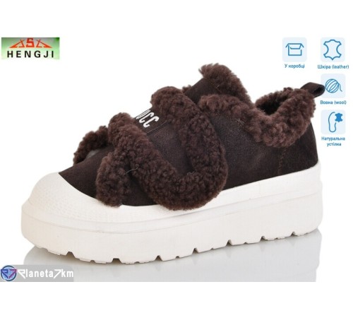 Кросівки жіночі на зиму (8 пар р.36-41) коричневий  "HENGJI-ELENA" Кросівки жіночі на зиму (8 пар р.36-41) коричневий  "HENGJI-ELENA"