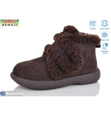 Черевики жіночі на зиму (8 пар р.36-41) коричневий  "HENGJI-ELENA"