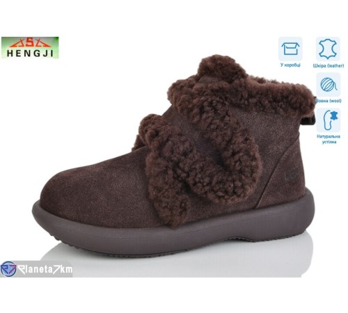 Черевики жіночі на зиму (8 пар р.36-41) коричневий  "HENGJI-ELENA" Черевики жіночі на зиму (8 пар р.36-41) коричневий  "HENGJI-ELENA"