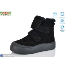 Черевики жіночі на зиму (8 пар р.36-41) чорний  "HENGJI-ELENA"