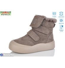 Черевики жіночі на зиму (8 пар р.36-41) сірий  "HENGJI-ELENA"
