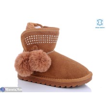 Дитячі Уггі на зиму (8 пар р.33-37) коричневий  "MEDLEN"