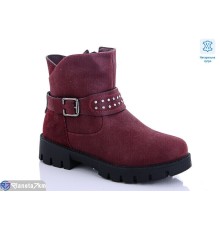 Черевики дитячі на зиму (8 пар р.33-38) бордовий  "MEDLEN"