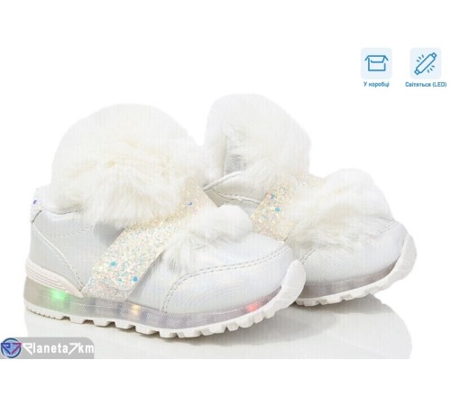 Дитячі кросівки на весну/осінь (6 пар р.20-25) білий  "MEDLEN"