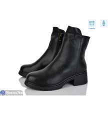 Черевики жіночі на зиму (6 пар р.36-41) чорний  "Vitta"