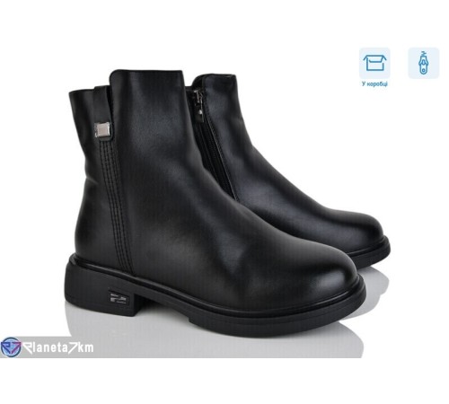 Черевики жіночі на зиму (6 пар р.36-41) чорний  "Vitta"