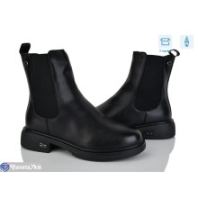 Черевики жіночі на зиму (6 пар р.36-41) чорний  "Vitta"