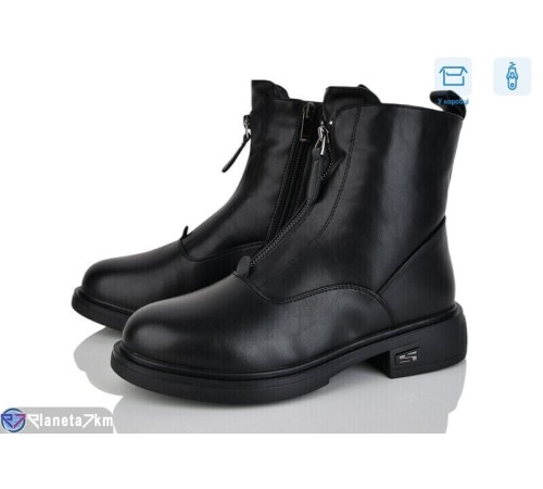 Черевики жіночі на зиму (6 пар р.36-41) чорний  "Vitta"