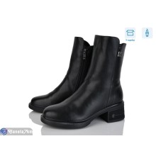 Черевики жіночі на зиму (6 пар р.36-41) чорний  "Vitta"