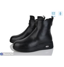 Черевики жіночі на зиму (6 пар р.36-41) чорний  "Vitta"