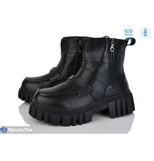 Черевики жіночі на зиму (6 пар р.36-41) чорний  "Vitta"
