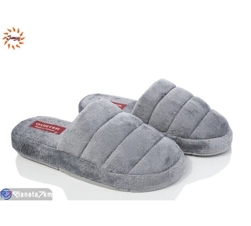 Тапки жіночі на весну/осінь (8 пар р.37-40) сірий  "Jumay"