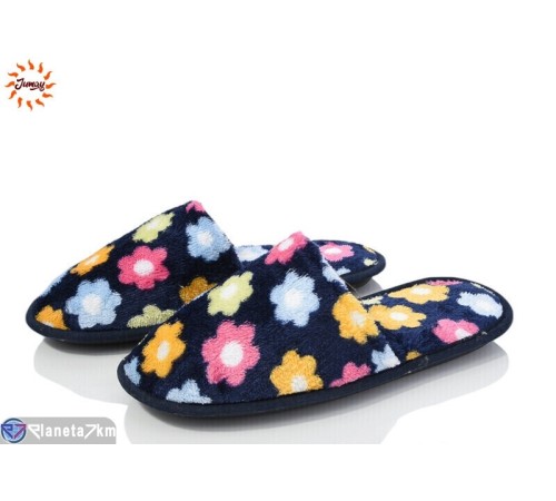 Тапки жіночі на весну/осінь (7 пар р.37-40) синій  "Jumay"