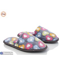 Тапки жіночі на весну/осінь (7 пар р.37-40) сірий  "Jumay"