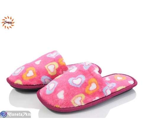 Тапки жіночі на весну/осінь (7 пар р.37-40) рожевий  "Jumay"