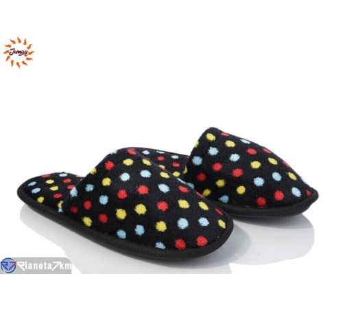 Тапки жіночі на весну/осінь (7 пар р.37-40) чорний  "Jumay"