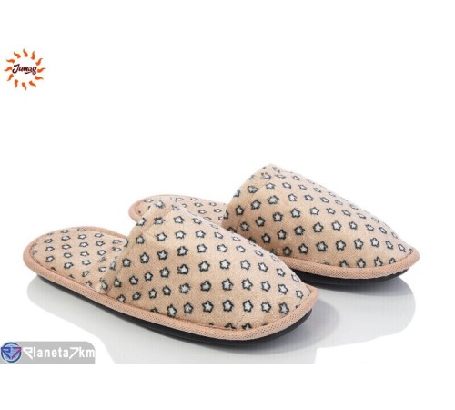 Тапки жіночі на весну/осінь (7 пар р.37-40) бежевий  "Jumay"