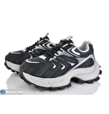 Кросівки жіночі на весну/осінь (8 пар р.36-41) чорний  "LOREDANA"