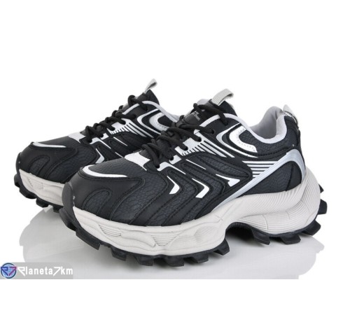 Кросівки жіночі на весну/осінь (8 пар р.36-41) чорний  "LOREDANA"