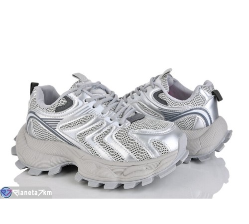 Кросівки жіночі на весну/осінь (8 пар р.36-41) сірий  "LOREDANA"