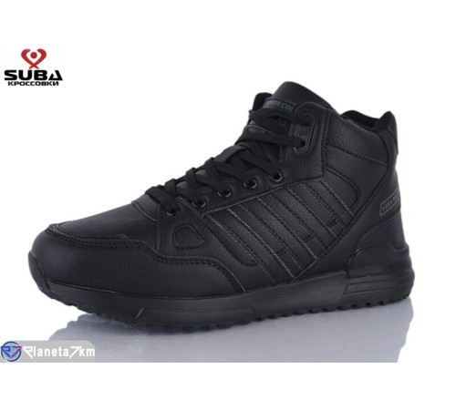 Черевики чоловічі на зиму (8 пар р.41-46) чорний  "SUBA"