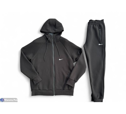 Спортивний костюм чоловічий на зиму (5 шт. р.сетка S-2XL) чорний  "Peton"