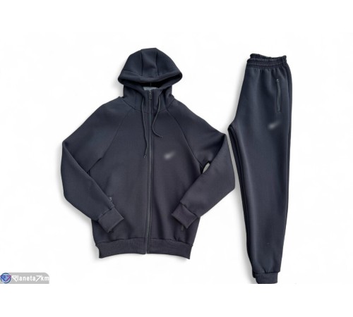 Спортивний костюм чоловічий на зиму (5 шт. р.сетка S-2XL) синій  "Peton"