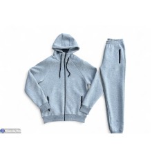 Спортивний костюм чоловічий на зиму (5 шт. р.сетка S-2XL) сірий  "Peton"