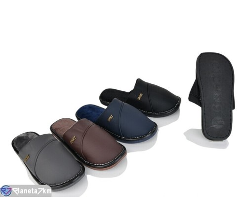 Тапки чоловічі на весну/осінь (6 пар р.42-47) мікс  "Ladmir"
