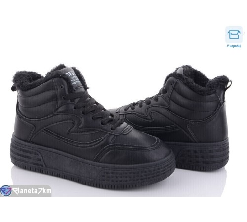 Черевики жіночі на зиму (8 пар р.36-41) чорний  "HoRIK"