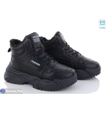 Черевики жіночі на зиму (8 пар р.36-41) чорний  "HoRIK"